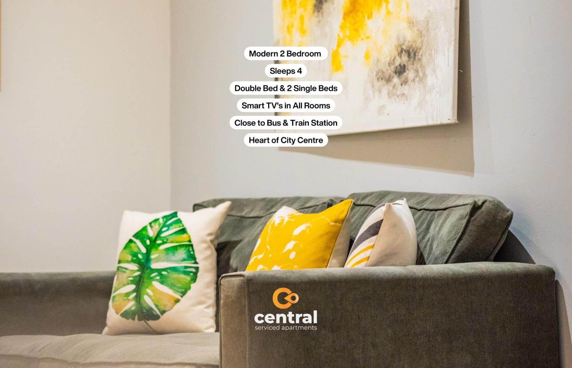 Central Serviced Apartments - 2 Bedroom - Walk Away From City Centre & Universities - Sleeps 4 - 1 X Double 2 X Single - Smart Tvs In All Rooms - Short Term Stays Welcome - Walk Away From Train & Bus Station - Preferred Location For Short Stay In Dun Данді Екстер'єр фото